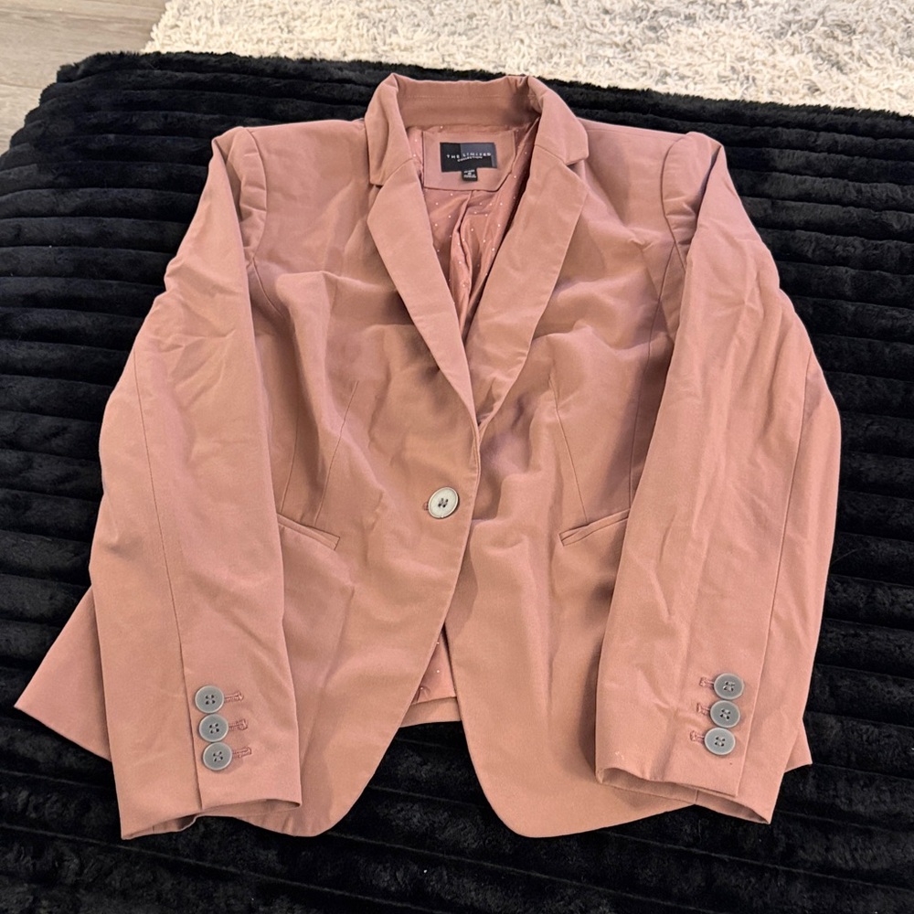 The Limited Dusty Pink Blazer